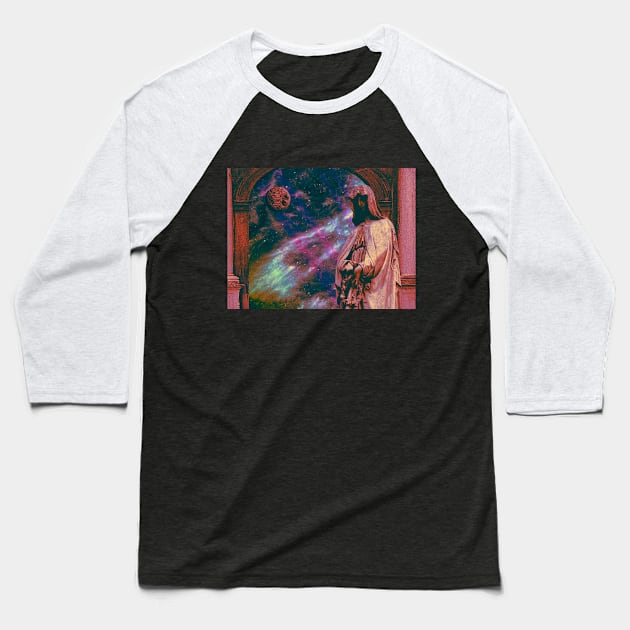 Astral Temple Baseball T-Shirt by RAdesigns